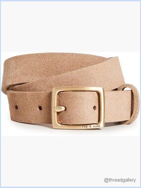 Suede Buckle Belt - Medium